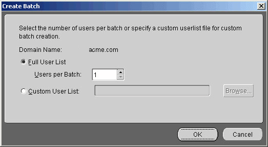creating batches