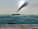 The ship is burning